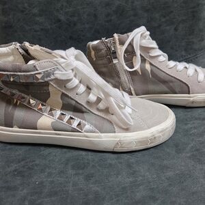 Tracey Studded High-Top Sneakers